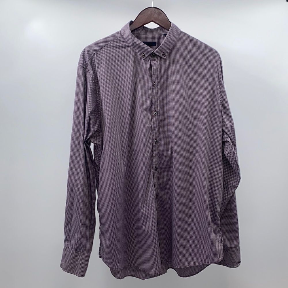 Zachary Prell Men’s XXL Button Down Long Sleeve 100% Cotton Lightweight